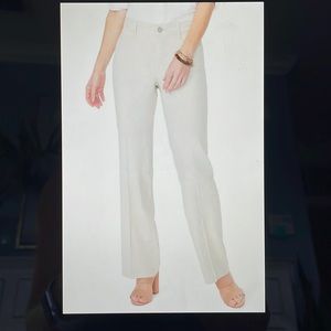 NYDJ Linen Trousers Color: Feather